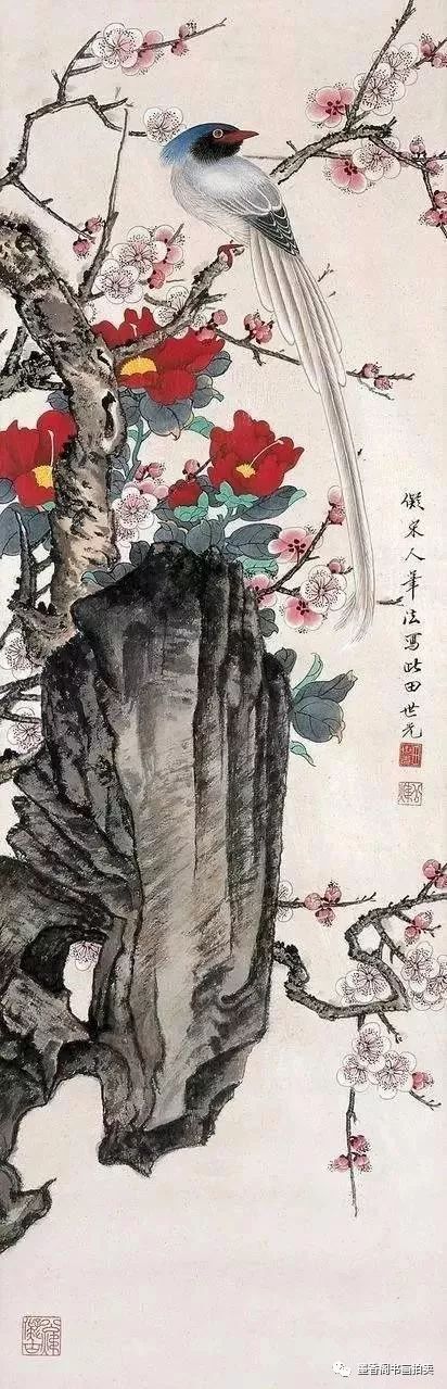 田世光先生是中国美术家协会会员,北京工笔重彩画副会长,中国画研究院