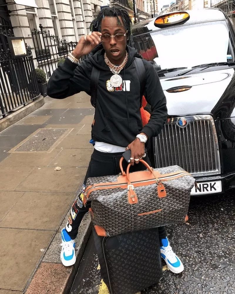 rich the kid —— chanel sneakerspusha t —— balenciaga triple