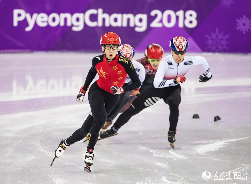 平昌冬奥会短道速滑男子500米:武大靖破世界纪录夺冠