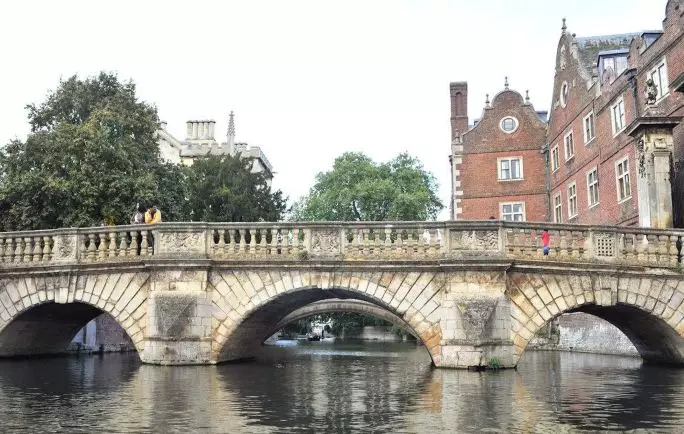 剑桥大学国王学院康桥一景