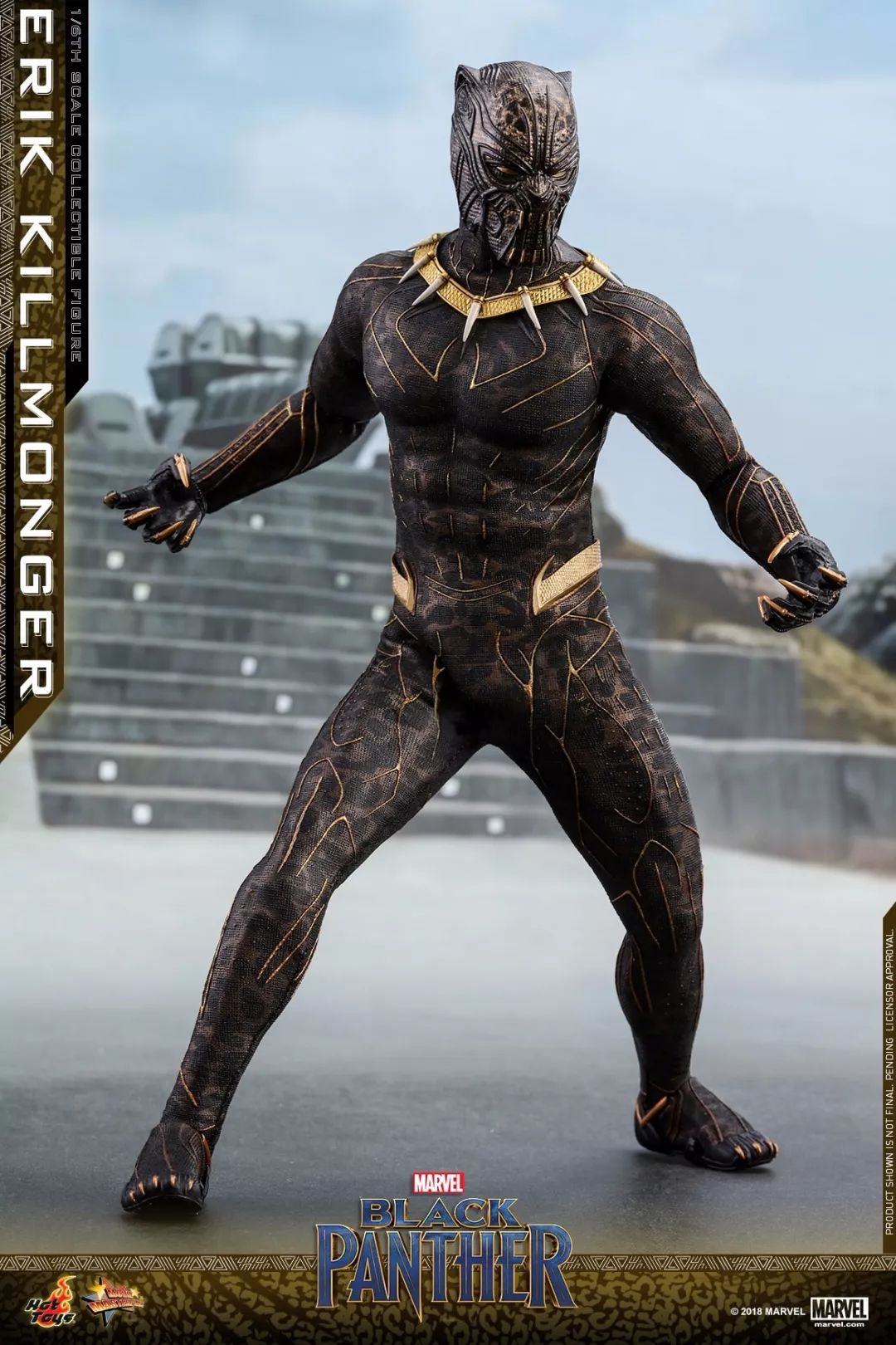 新品预定 hottoys 1/6 mms471《黑豹/black panther》