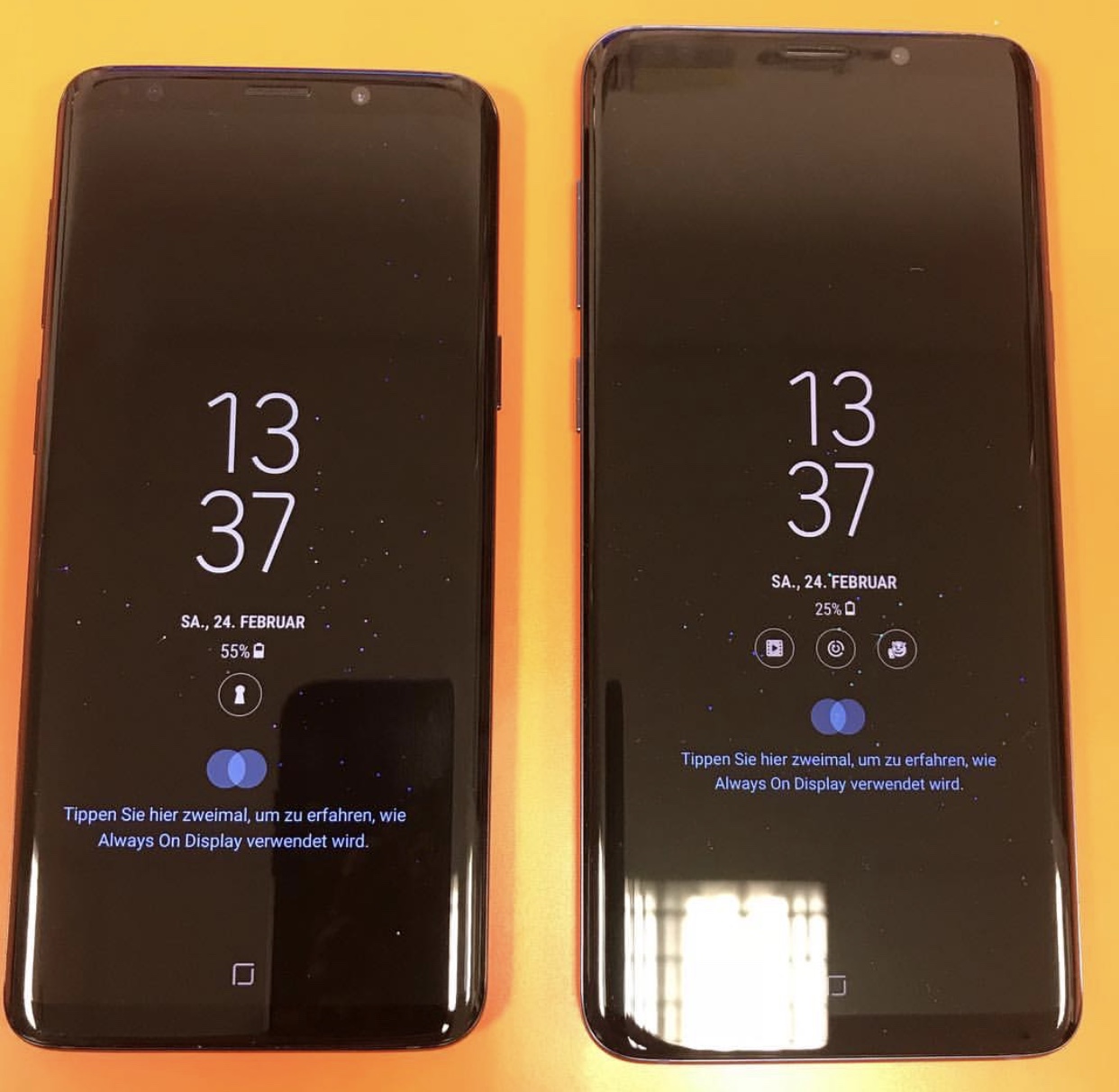 三星Galaxy S9实物曝光！比你的iPhone齐刘海好看多了？