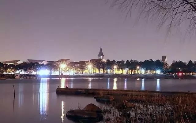 美兰湖!上海北翼最美丽的湖畔夜景