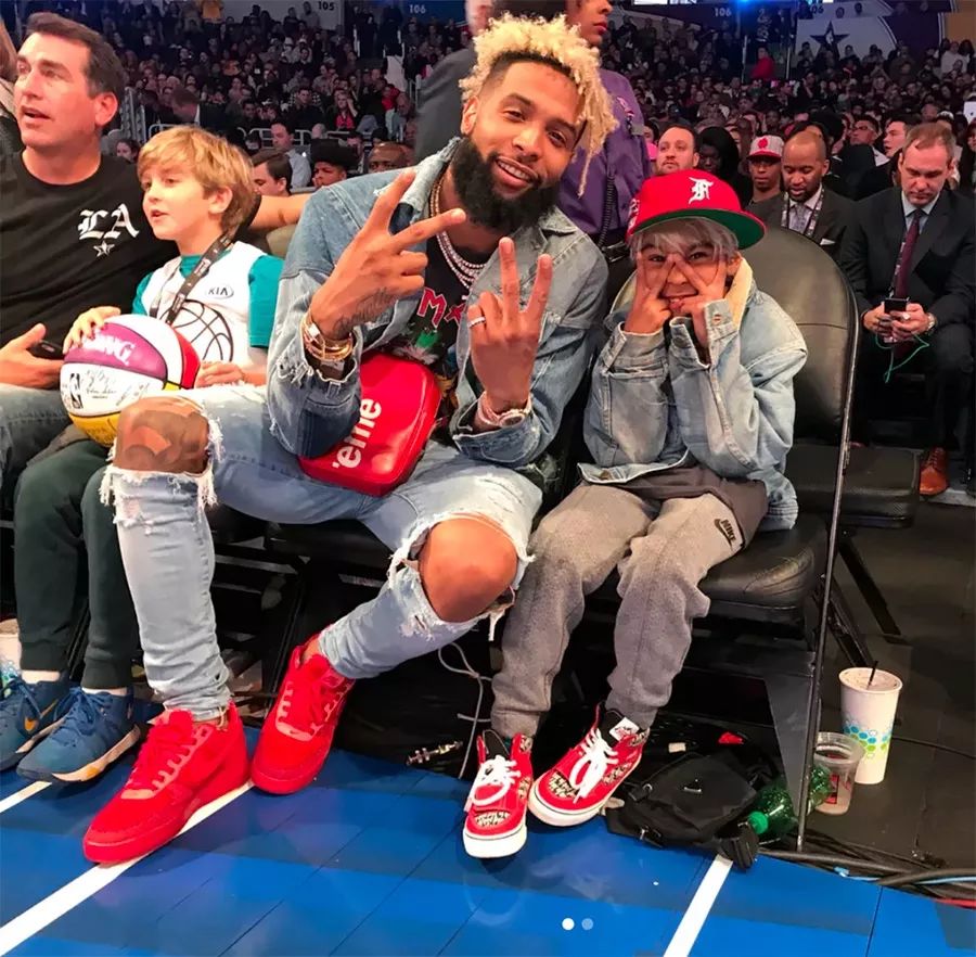 体育 正文  nfl 球星 odell beckham jr.