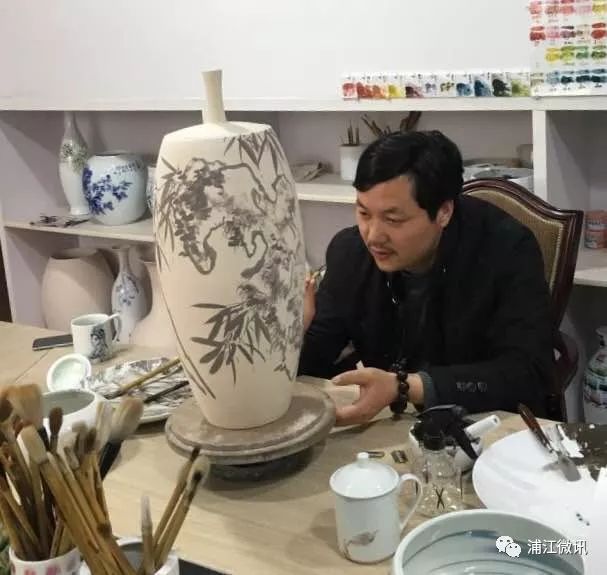 为欢乐过元宵,浦江微讯将送中青年名家陈丰松作品回馈微友.