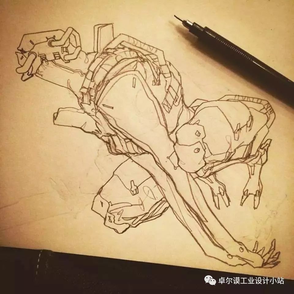 机器人手绘从草图到原画