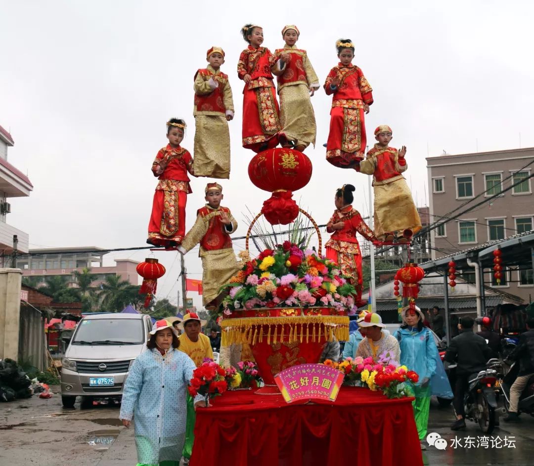 年例年例摄制组拍摄镇盛镇联唐村年例