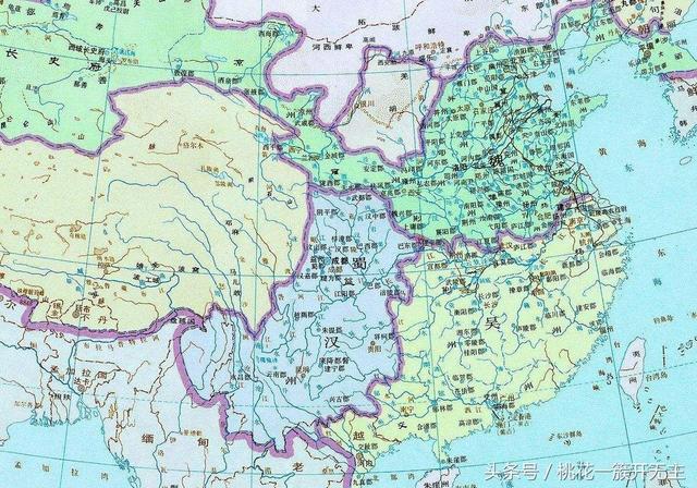 江南的发展,始于三国,看看三国郡县分布变化就明白了图片