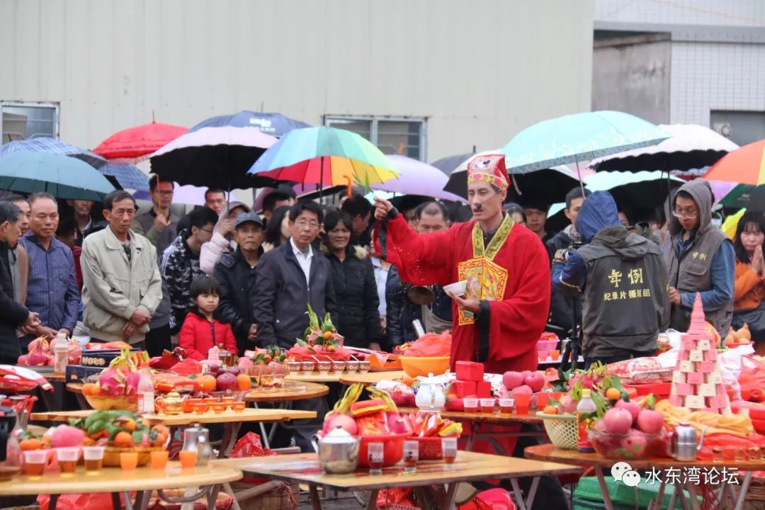 年例年例摄制组拍摄镇盛镇联唐村年例