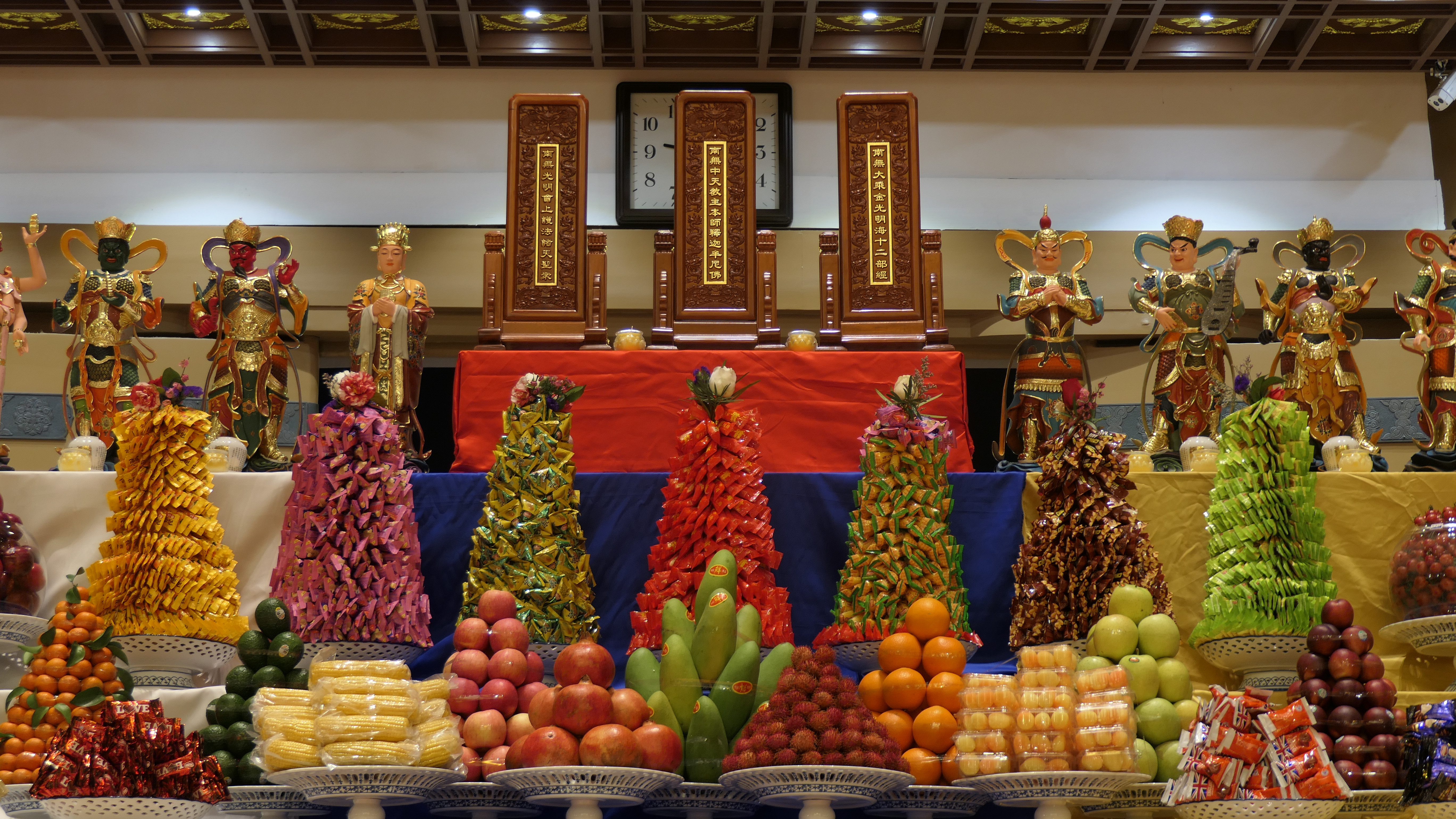 安福寺斋天祈福法会在灵山宝殿隆重举行