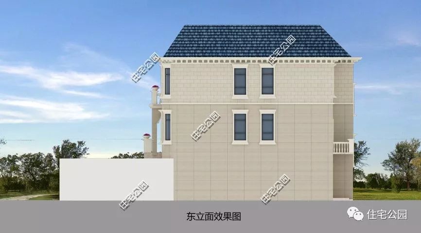 坡地如何建房?13x13米,带地下室车库的雅致小墅(全图