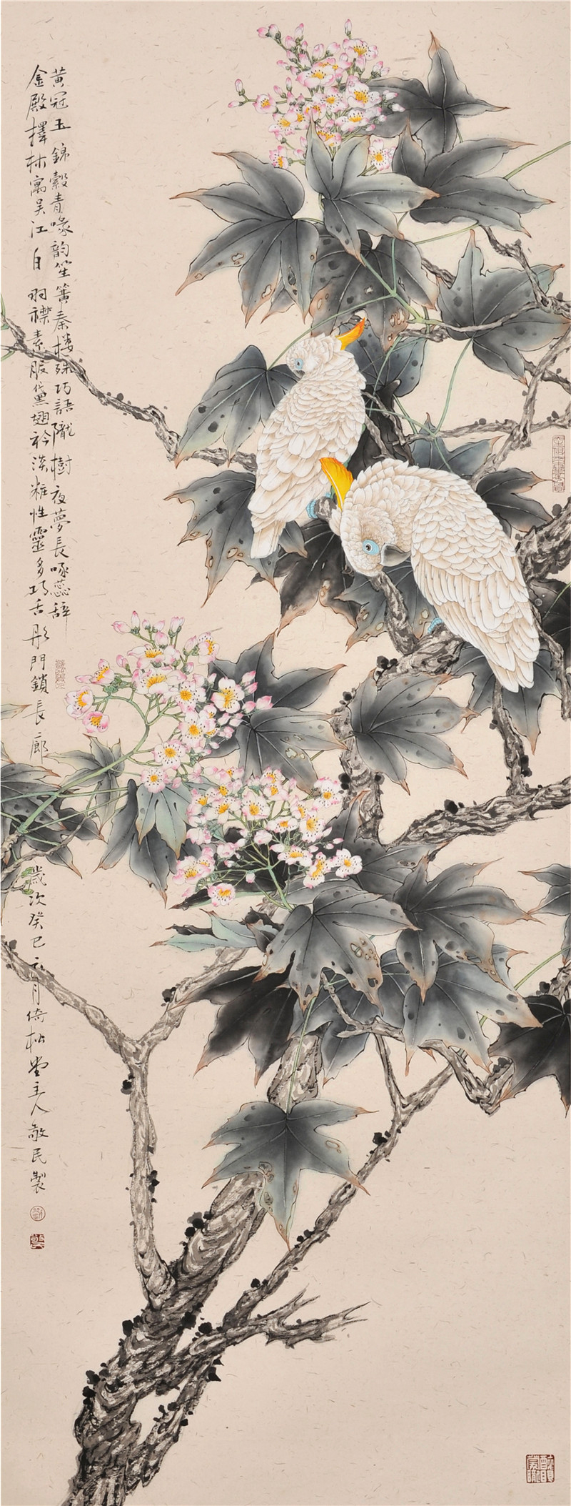 著名画家刘敬民的花鸟画艺术