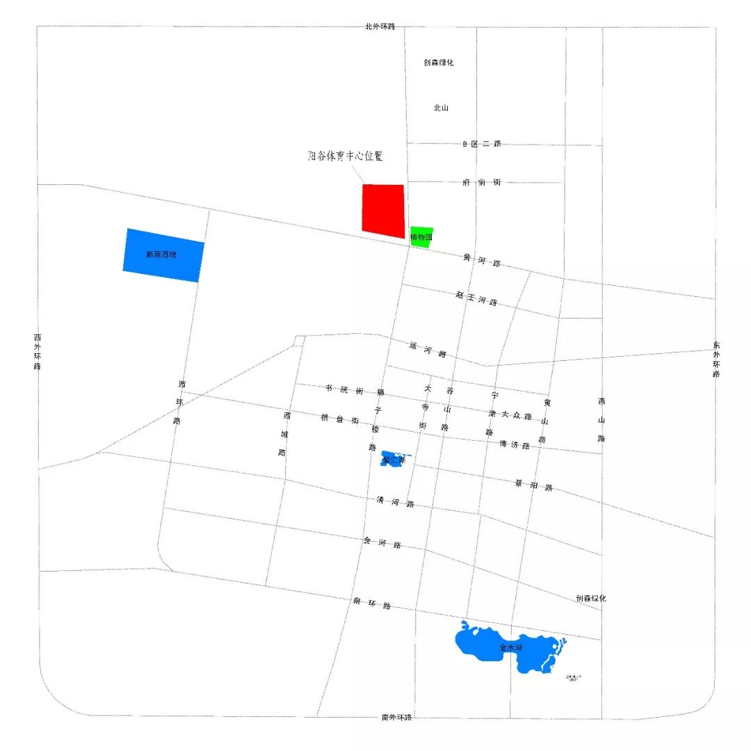 阳谷新景:佛光塔影与新建的体育馆!