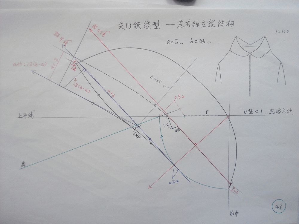 87张高清领子制版的手工笔记建议收藏