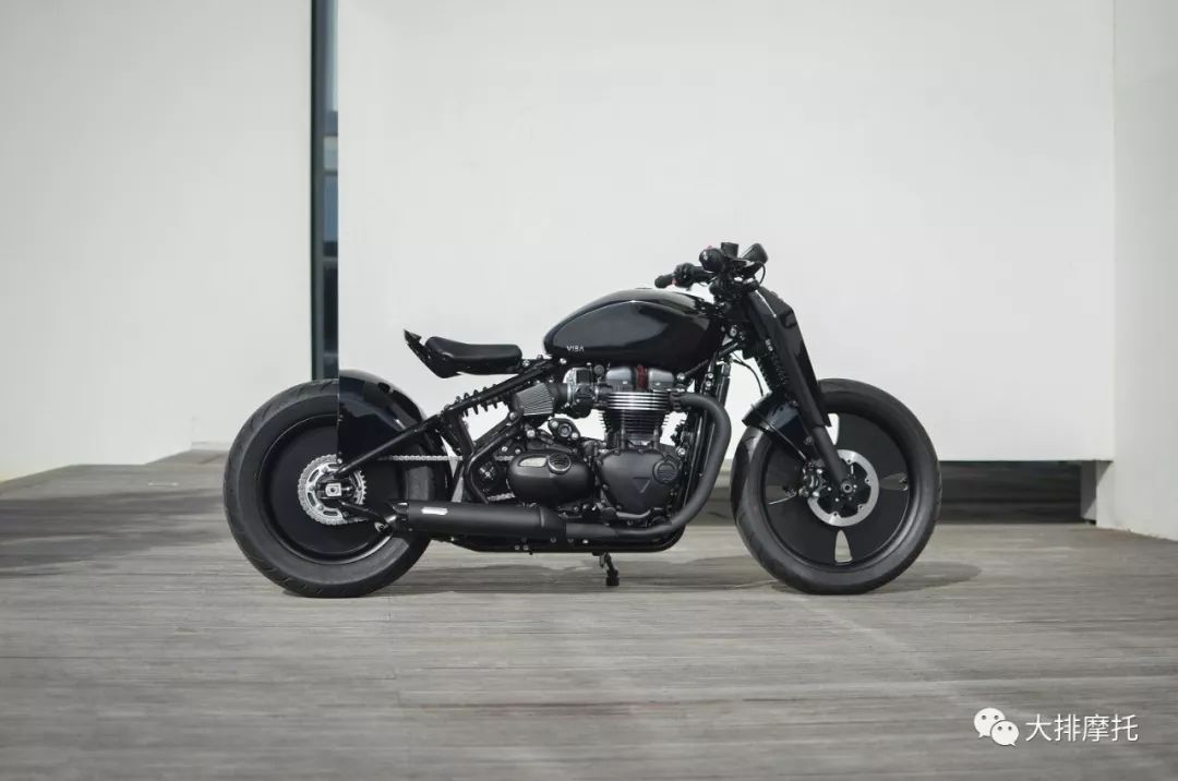 改装档案|法式摩登:triumph bonneville bobber "qora