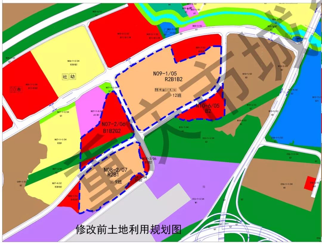 观音桥组团等多宗地块调规 更改用地属性