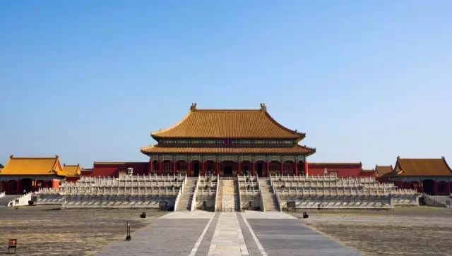 中国北京紫禁城,明清两朝的皇宫.