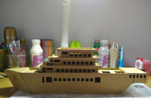干货如何用瓦楞纸制作纸板船的详细教程