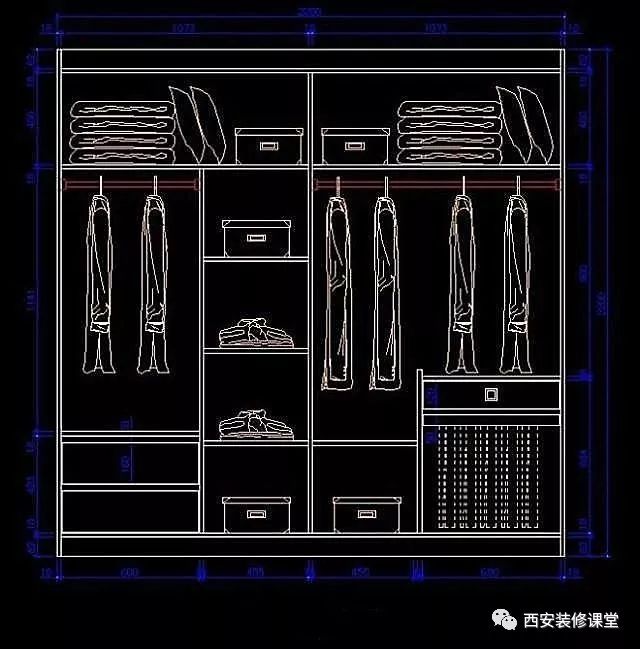 超全衣柜内部设计,以后做柜子就靠它了