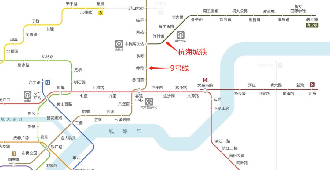 城铁1号线路线