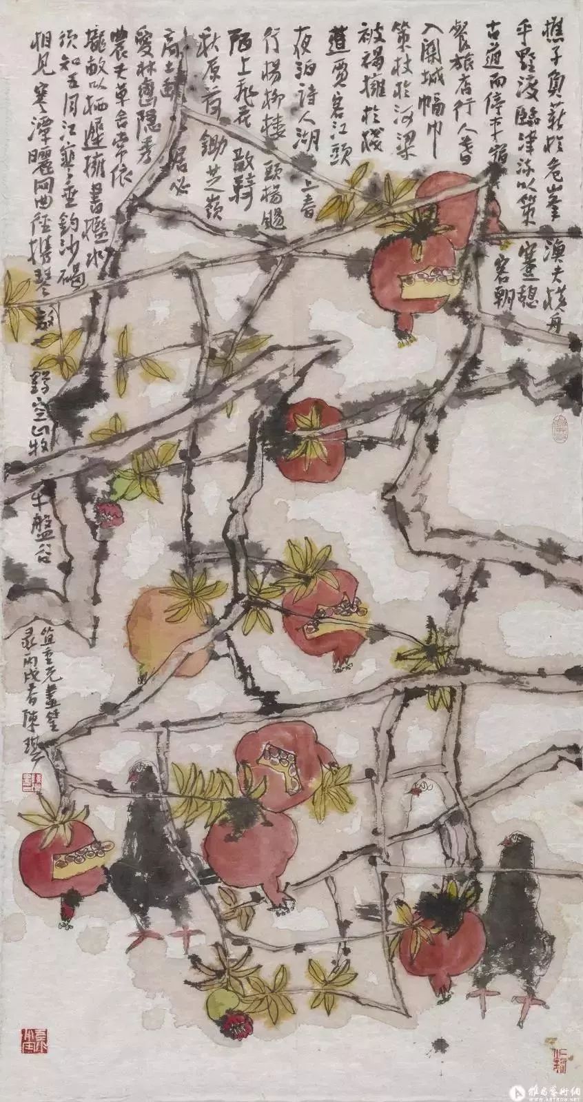 (摘自虹口文联主席陆健 上海花鸟画艺术沙龙展序)  陈琪老师作品 编辑