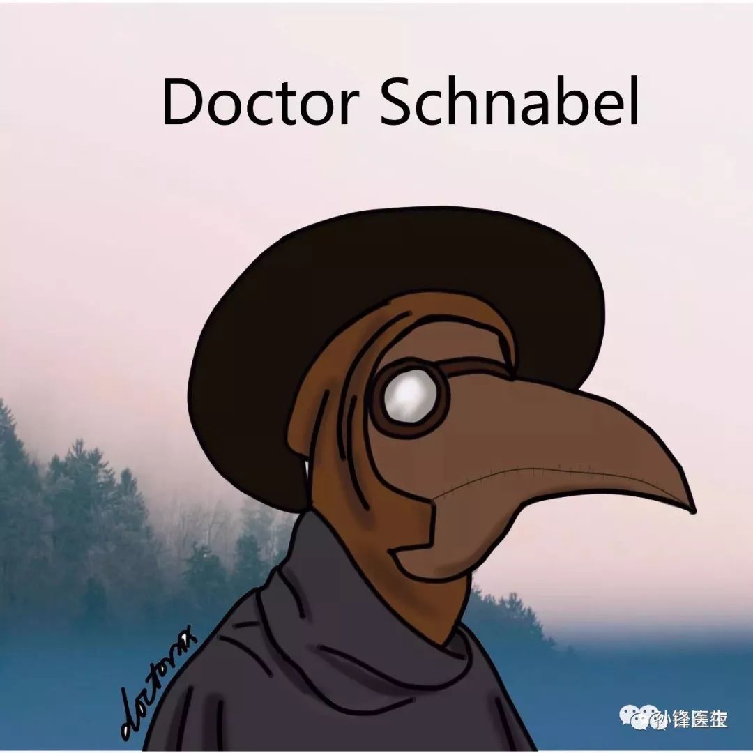 造型相当狂野 这就是著名的鸟嘴医生(doctor schnabel