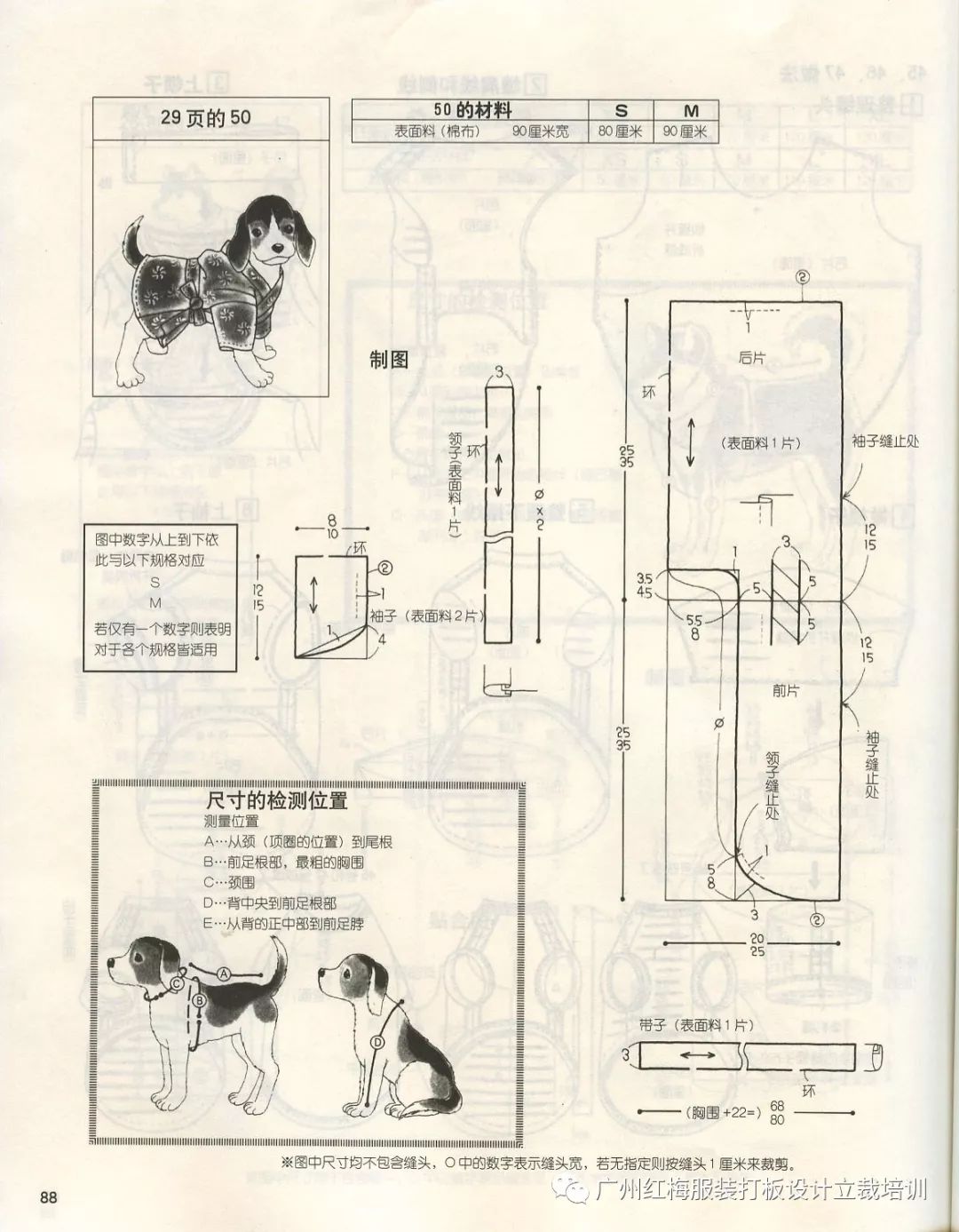 版师必读很齐全的宠物狗服饰纸样你肯定找了很久了赶紧藏起来