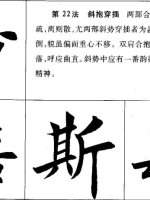 两部合一最忌远离,远则疏,离则散,尤两部斜势穿插者为甚.