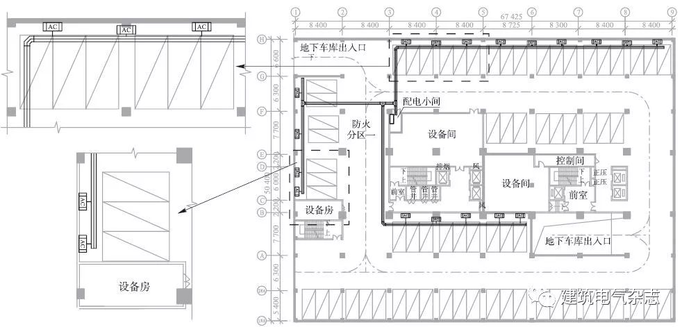 引发火灾风险高,不建议设置在地下停车场