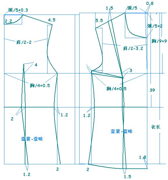 风衣结构制图_女士风衣结构制图(2)