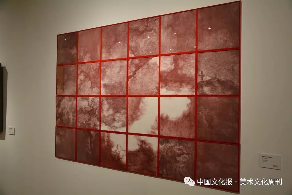 "新绘画:中国当代绘画展"参展艺术家苏新平作品《红色风景》