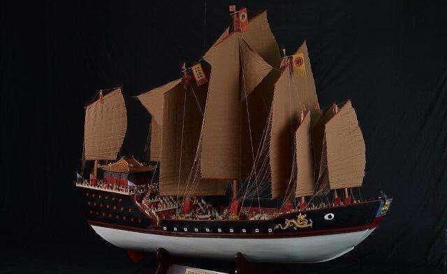 郑和下西洋宝船,标志着中国古代手工业的顶峰