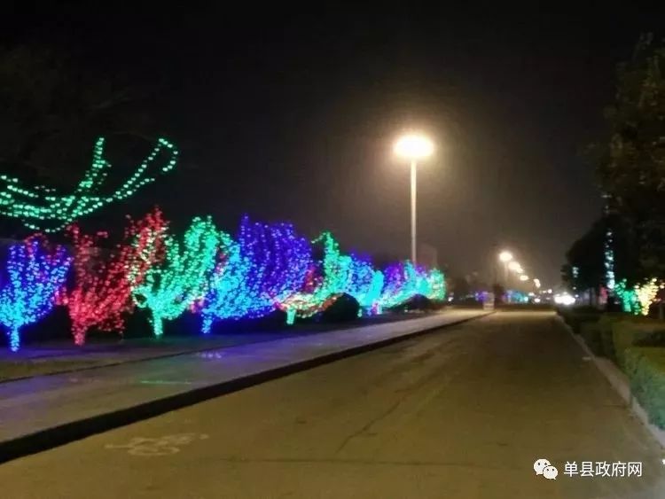 火树银花不夜天为单县夜景的缔造者点赞