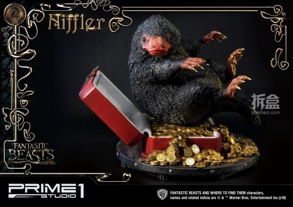 prime 1 studio《神奇动物在哪里》嗅嗅/泥伏雷niffler 雕像