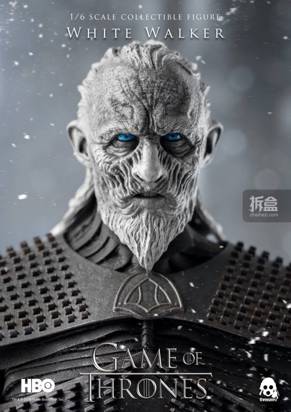 threezero冰与火之歌权力的游戏异鬼whitewalker16可动人偶