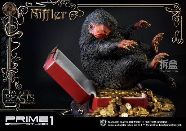 prime 1 studio《神奇动物在哪里》嗅嗅/泥伏雷niffler 雕像