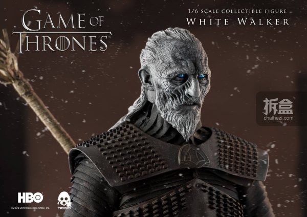 threezero冰与火之歌权力的游戏异鬼whitewalker16可动人偶