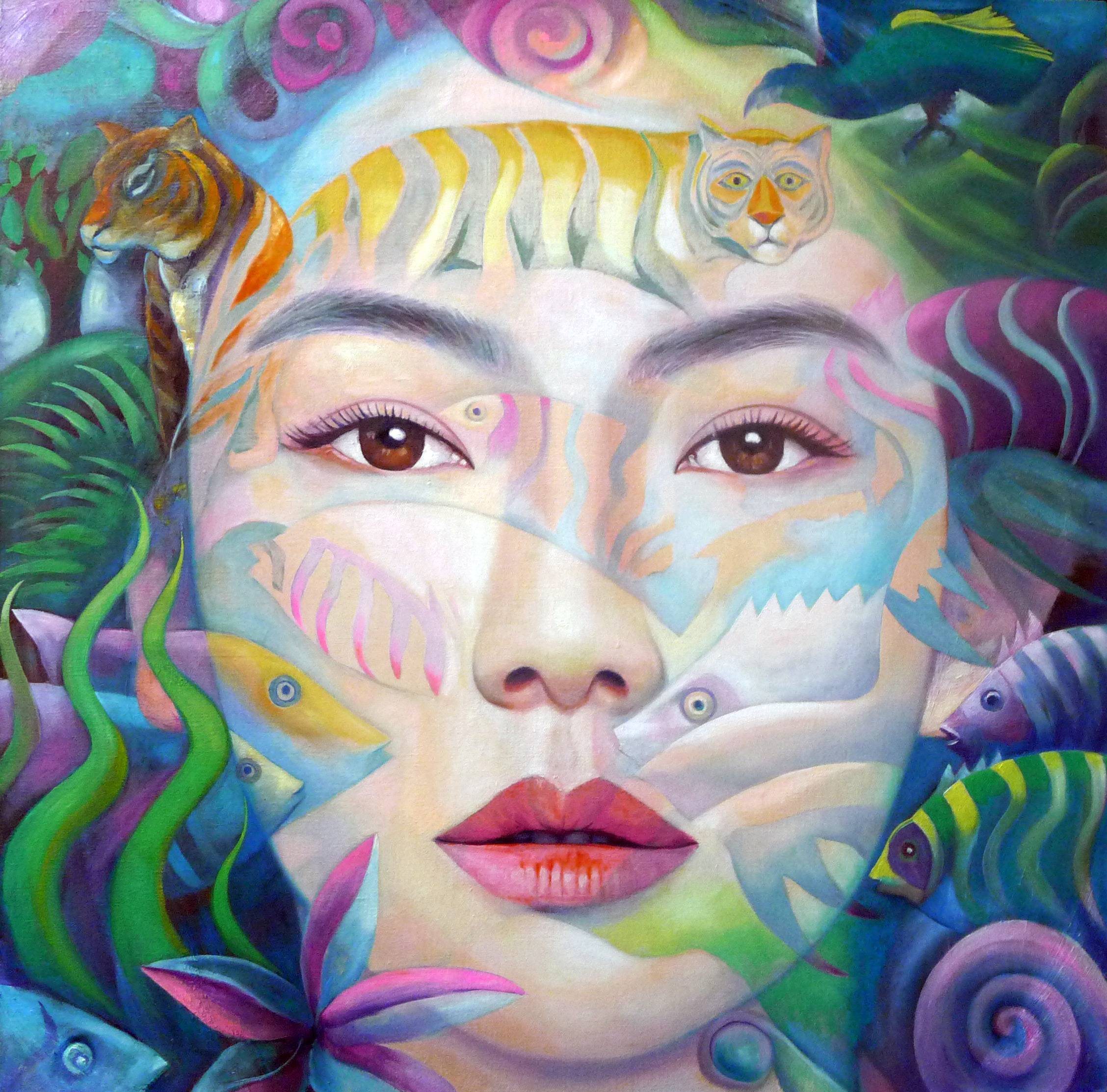 【美丽新世界】100x100cm 2017