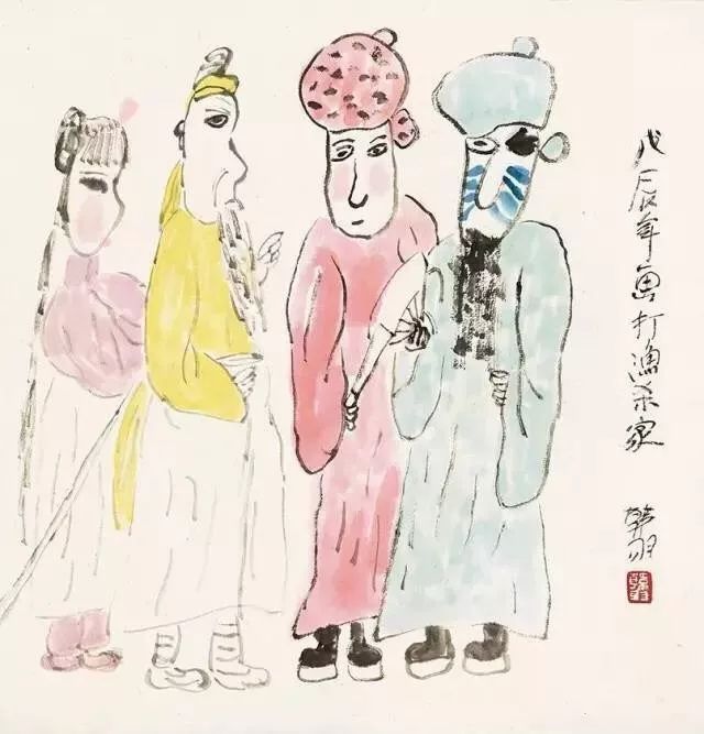 嬉戏头条|元宵节戏画展:观灯不急先看戏,看戏不忙来看