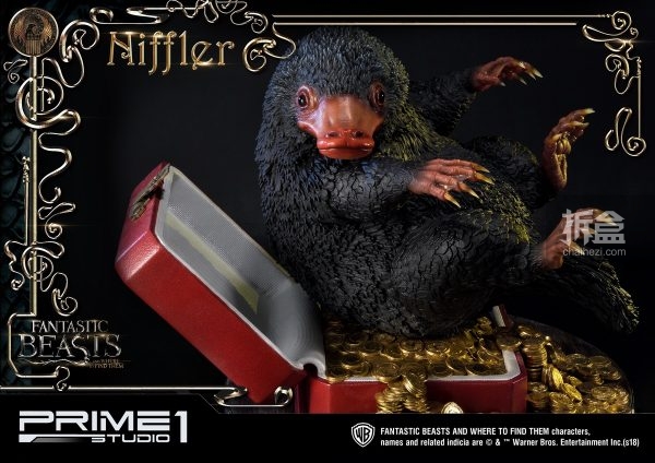 prime 1 studio《神奇动物在哪里》嗅嗅/泥伏雷niffler 雕像