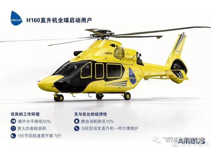 babcock公司日前成为空客h160直升机全球启动用户