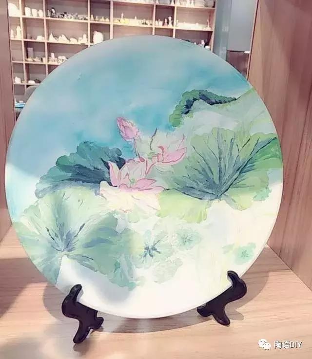 陶语瓷盘彩绘diy