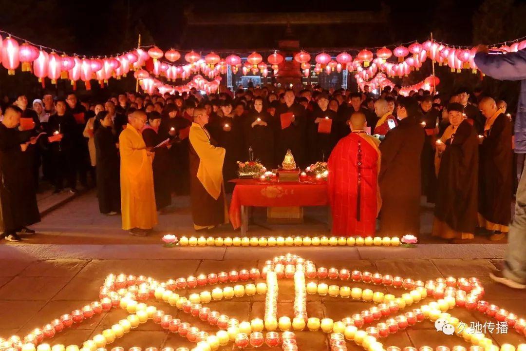 渭南市大觉寺2018年元宵节供灯祈福法会