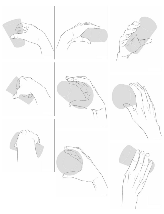 教育 正文  不同的动作可以展示各种手部形态 或直,或弯,或握,或抓,或