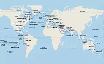 如何用最短时间 最少花费环游世界?环球邮轮航线解析