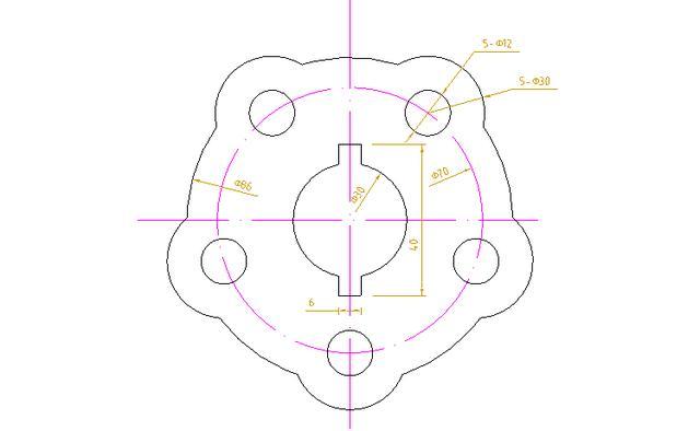 一波cad机械类的练习图纸来袭 零基础快收藏