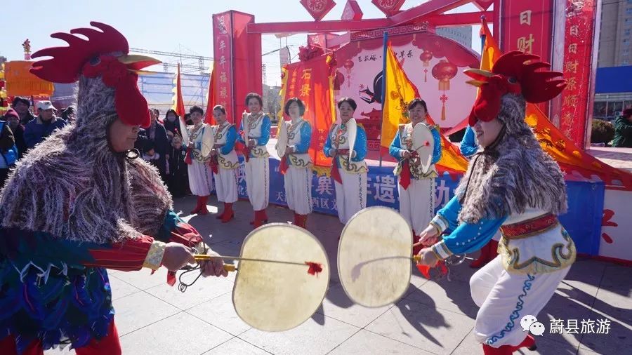 北京石景山"太平鼓"大好河山张家口,火树金花新蔚州.