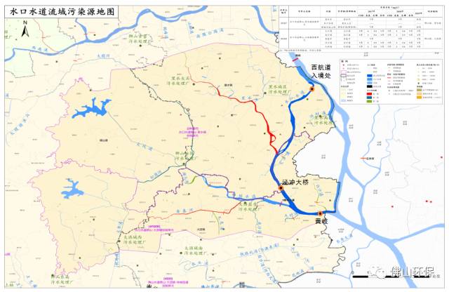 水口水道流域污染源地图