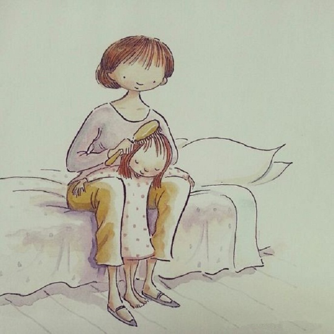 小明讲故事《有一天》母爱很伟大,母亲时时刻刻都想着
