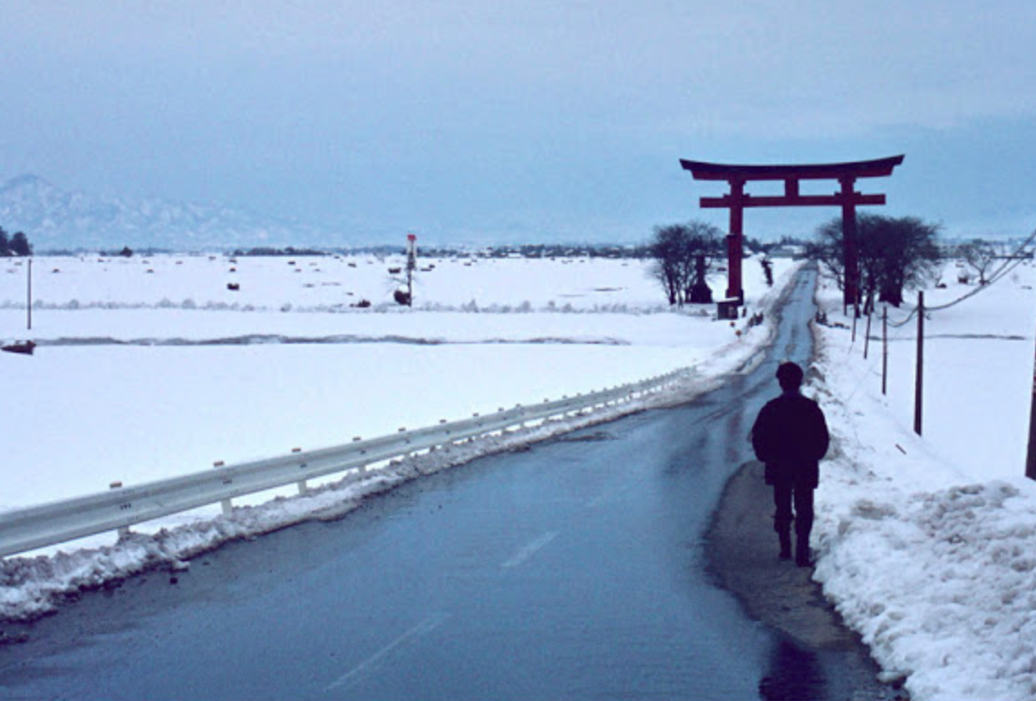 老照片:日本1969年的冬季,东京与雪景